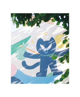 béton brouillon Fresque Portraits animaux 