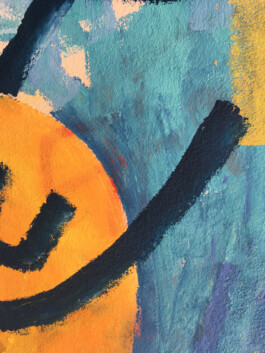 Fresque Clémenchat béton brouillon _ mural _ peinture _ street art 