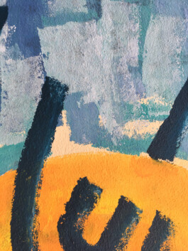 Fresque Clémenchat béton brouillon _ mural _ peinture _ street art 