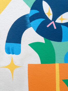 béton brouillon Fresque Portraits animaux 